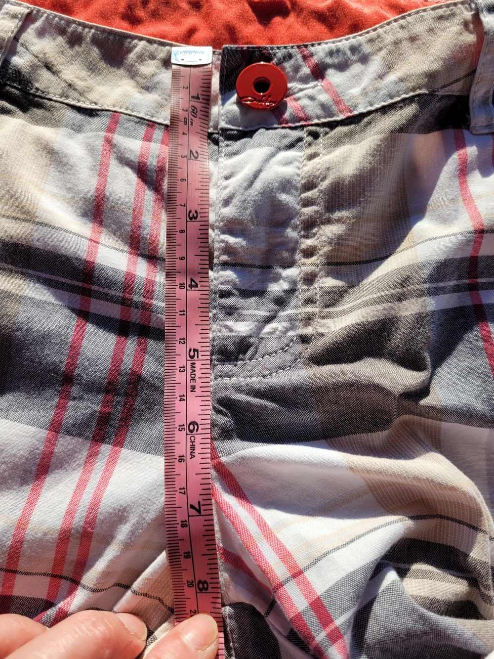 Vintage Oakley Mad Scientist Skull Plaid Shorts Men - Size 30 - Picture 10 of 13
